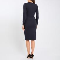L K Bennett Navy Alex Jersey Wrap Dress - BrandAlley