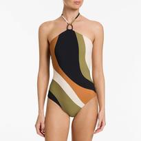 Sorella High Neck Halter One Piece