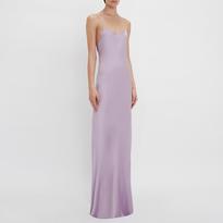 Victoria Beckham Lilac Cami Low Back Gown - BrandAlley