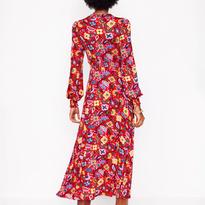 knee length dresses for ladies Ivy Smocked Midi Dress-Black