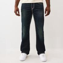 True Religion Dark Blue Billy Super T Wide Leg Stretch Jeans