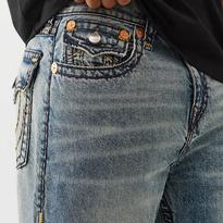 True Religion Mid Blue Vinny Super T Baggy Jeans - BrandAlley