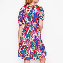Boden Multi Piper Pop Blossom Jersey Mini Dress - BrandAlley