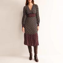 Mini Boden Boden Hotchpotch Daphne Jersey Maxi Dress-Dawn Blue, Paisley  Posy Boden Global