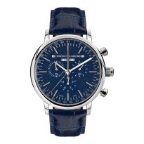 Men's Silver/Blue Stainless Steel Herrenuhr Argos Watch