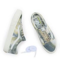 Women Green Tie Dye UA Old Skool Trainers