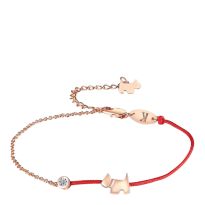 Ruby Bracelet with Swarovski Crystals