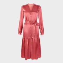 Pink Esther Midi Dress