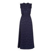 Navy Pattern Ashley Dress