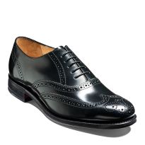 Black Hi Shine Glasgow Oxford Brogues