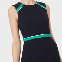 Navy Nala Fitted Dress