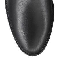 Black Leather Ode Dry Zip Chelsea Boot