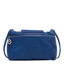 Blue Le Pliage Cuir Crossbody