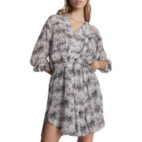 Pink Alice Circle Print Dress