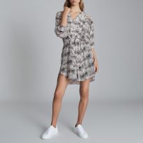 Pink Alice Circle Print Dress
