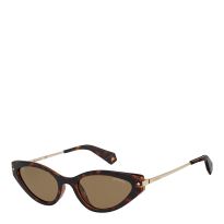 Women's Brown Polaroid Sunglasses 53mm