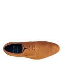 Terracotta Suede Mason Derby Shoes F Fit