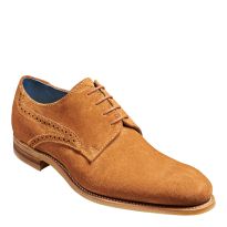 Terracotta Suede Mason Derby Shoes F Fit