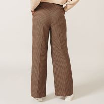 Camel Dogtooth Vye Trousers