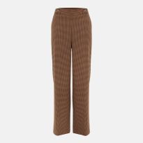 Camel Dogtooth Vye Trousers