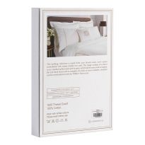 Double Cord 800TC Pair of Housewife Pillowcases, White