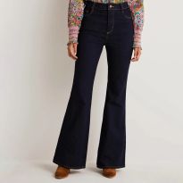 Indigo High Waist Smart Flare Jeans