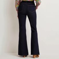 Indigo High Waist Smart Flare Jeans