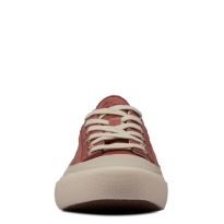 Pink Suede Aceley Lace Up Sneakers
