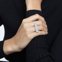 Swarovski Millenia Cocktail Ring ホワイト Swarovski Millenia Cocktail Ring - 5602847 | Swarovski