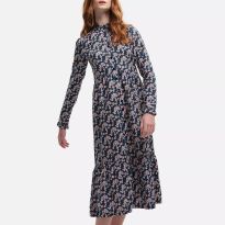 Navy Orla Kiely Cotton Dress