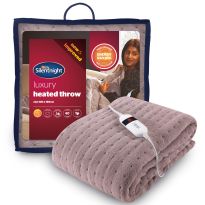 Silentnight Comfort Control Heated Throw - 120  X 160 - Grey