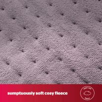 Silentnight Comfort Control Heated Throw - 120  X 160 - Grey