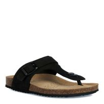 Black Leather Brionia Sandal