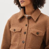 Brown Blake Borg Jacket