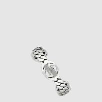 Interlocked G Ring in 925 Sterling Silver