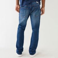 Mid Blue Ricky Straight Stretch Jeans