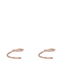 Rose Gold &quot;Pretty Diamond Tourbillion&quot; Earrings