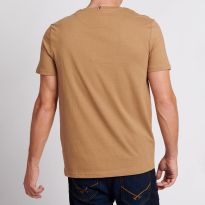 Camel Small Logo Cotton T-Shirt
