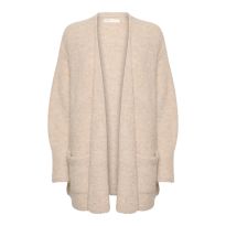Beige Rocco Wool Blend Cardigan