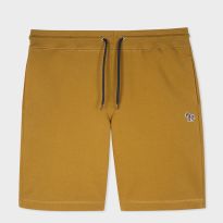 Yellow Drawstring Cotton Shorts