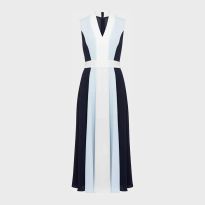 Navy Bailly Midi Dress