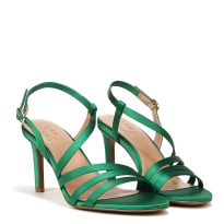 Tropical Green Kimberly Heeled Sandals