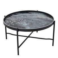 Swirl Coffee Tray Table, Monochrome 