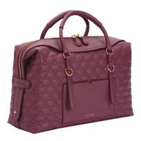 Peony Quilted Lip Taylor Leather Handbag