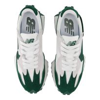 Unisex White And Green 327 Trainers