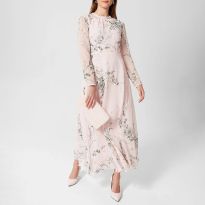 Pale Pink Rosabelle Silk Dress