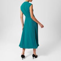 Teal Sierra Pleated Dress