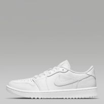 Men's White Nike Air Jordan 1 Low Trainers