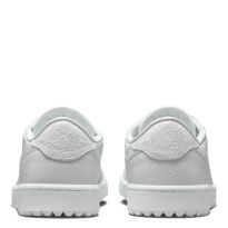 Men's White Nike Air Jordan 1 Low Trainers
