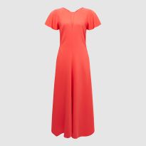 【海外限定】REISSワンピース☆Coral Eleni Cap Sleeve Midi Dre Reiss Coral Eleni Cap Sleeve Midi Dress - BrandAlley